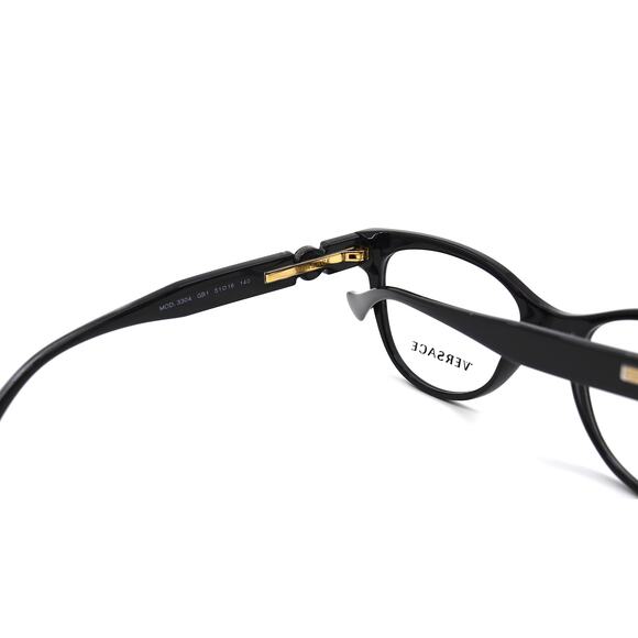 NEW VERSACE VE3304 GB1 BLACK EYEGLASSES FRAME - Picture 10 of 12